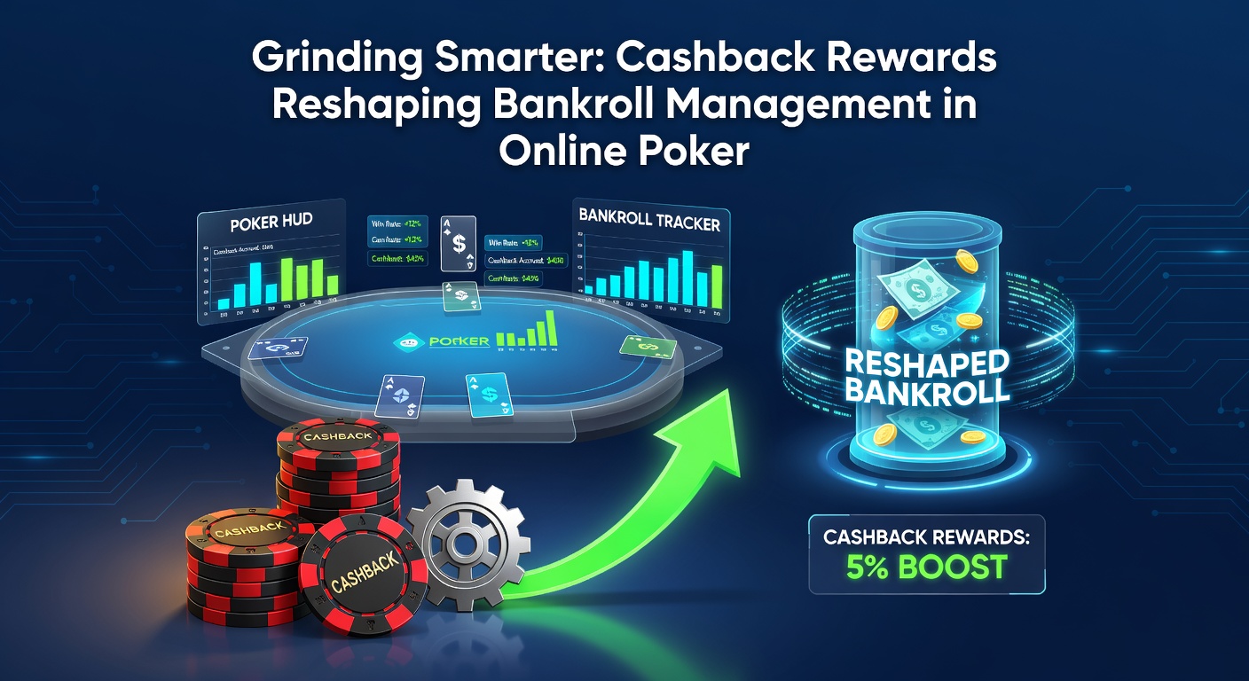 Graph showing bankroll growth curves with and without cashback rewards over a 12-month grinding period