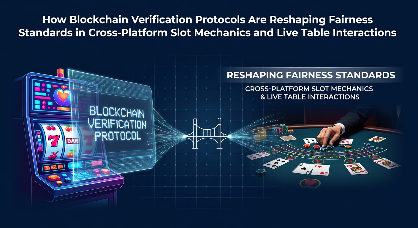 Blockchain verification protocols enhancing fairness in online slot mechanics and live table games across platforms