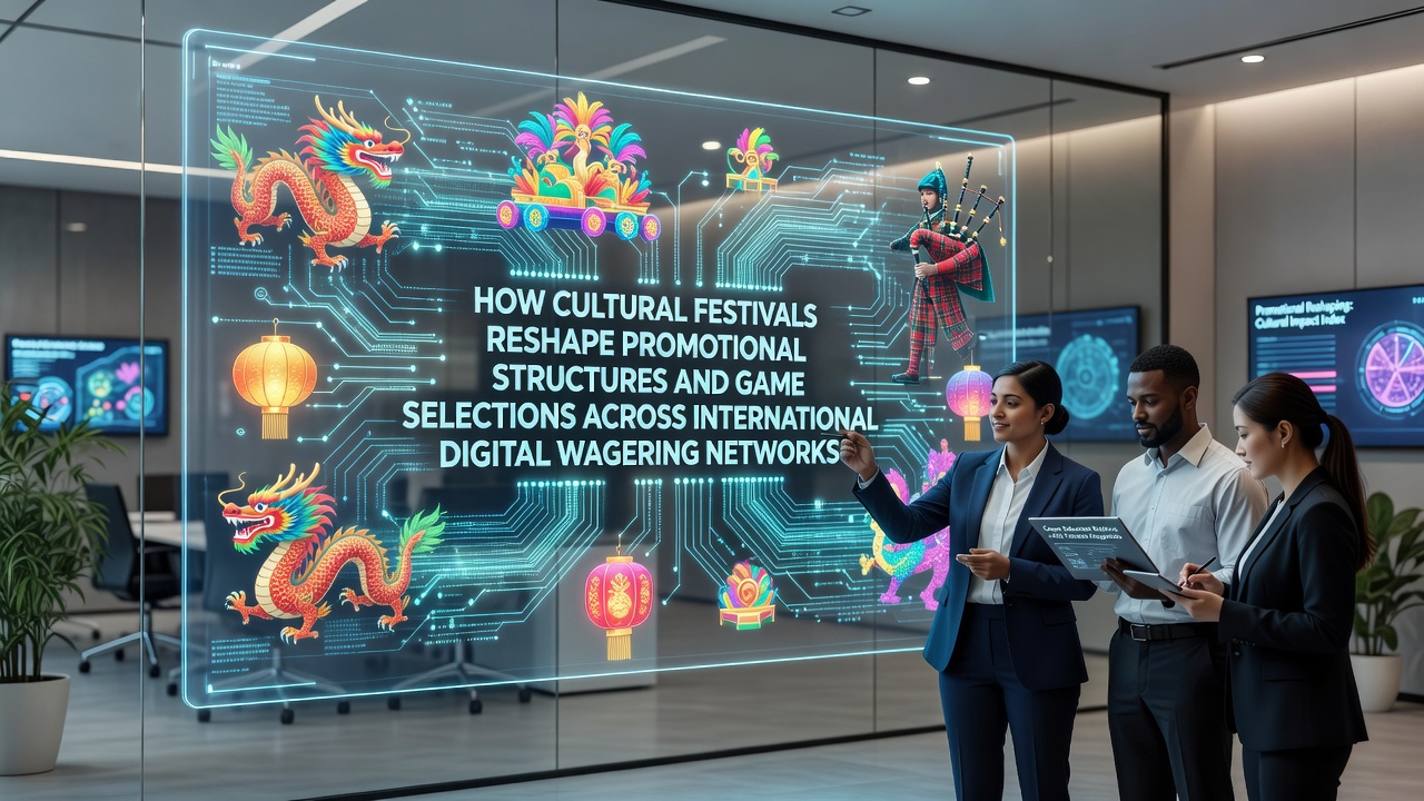 Cultural festival themed promotions and game selections displayed across international online wagering platforms