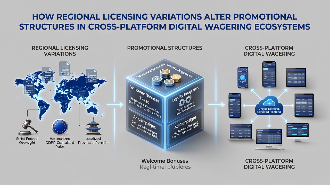 Dashboard view showing segmented promotional campaigns across licensing zones